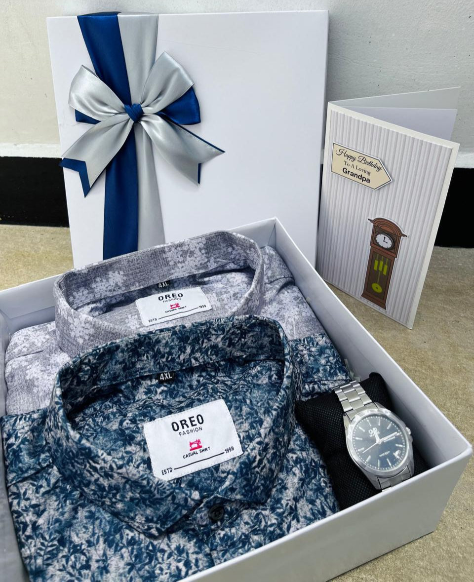 2 Shirts + Watch + Greeting Card