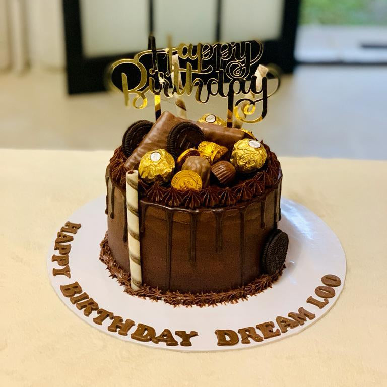 Chocolate Loaded Birthday Cake