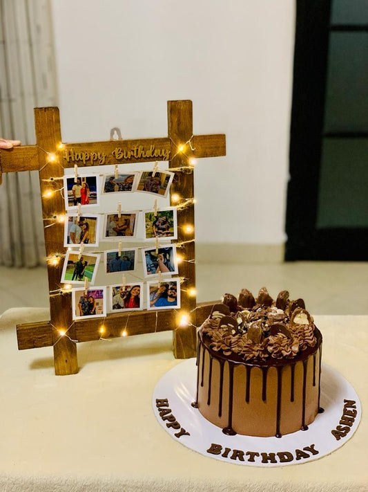 Cake & Fairylight Frame in Sri Lanka